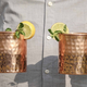2-Pack Hammered Copper Mugs, $16 with code NET45OFF